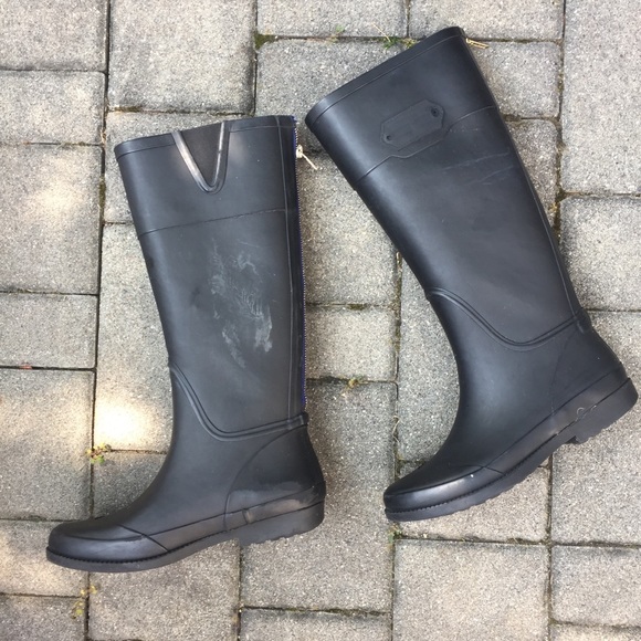 tommy hilfiger th buckle high boot stretch